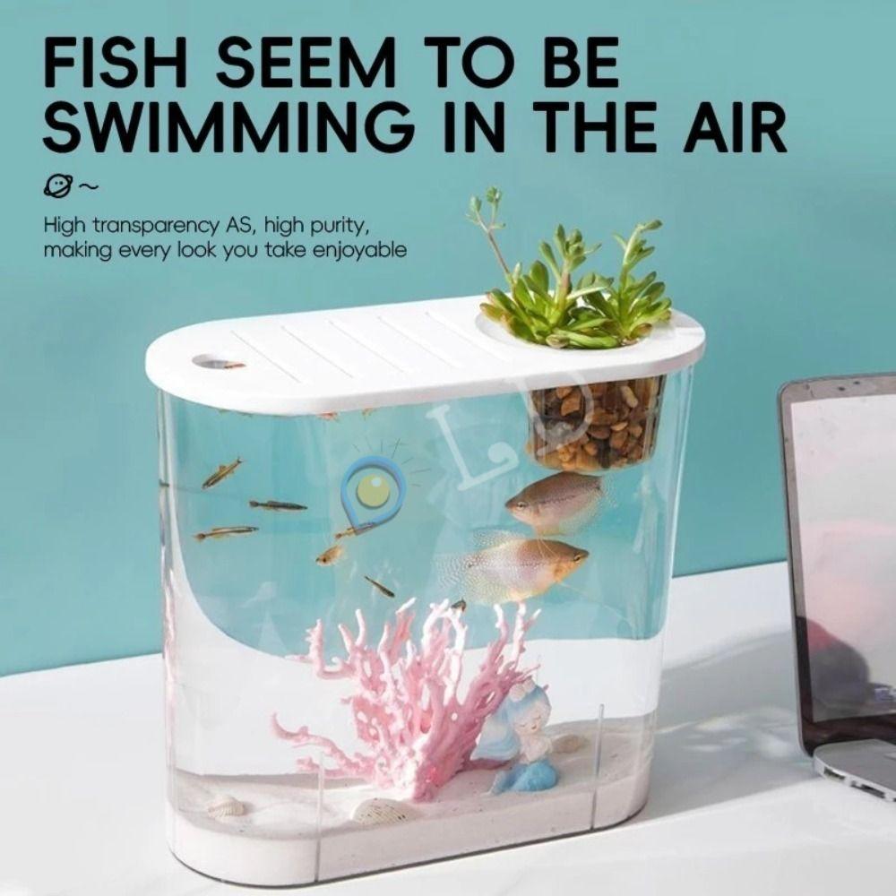 Easy to Maintance Fish Tank Relieve Stress Transparent Fish Tank Small Living Room small-black
Easy to Maintance Fish Tank Relieve Stress Transparent Fish Tank Small Living Room small-black