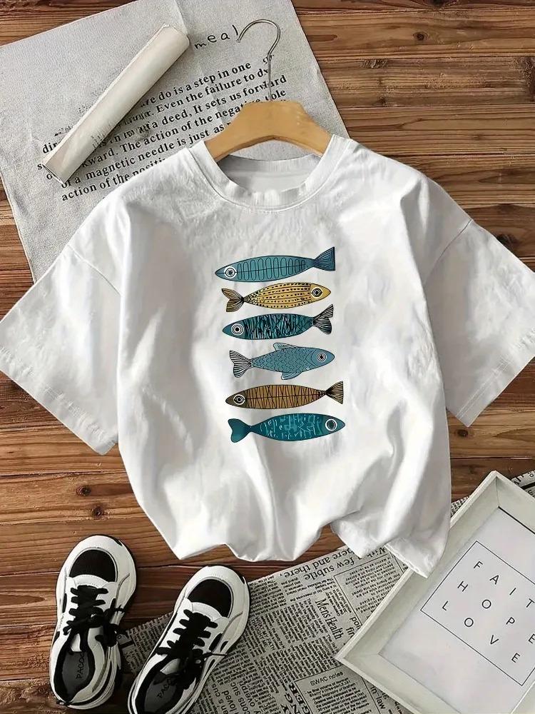 WomensTshirt White with Blue Green Goldfish Pattern Printed Soft Daily Casual Street Style Women Top Tshirt Clothing 4XL
WomensTshirt White with Blue Green Goldfish Pattern Printed Soft Daily Casual Street Style Women Top Tshirt Clothing 4XL