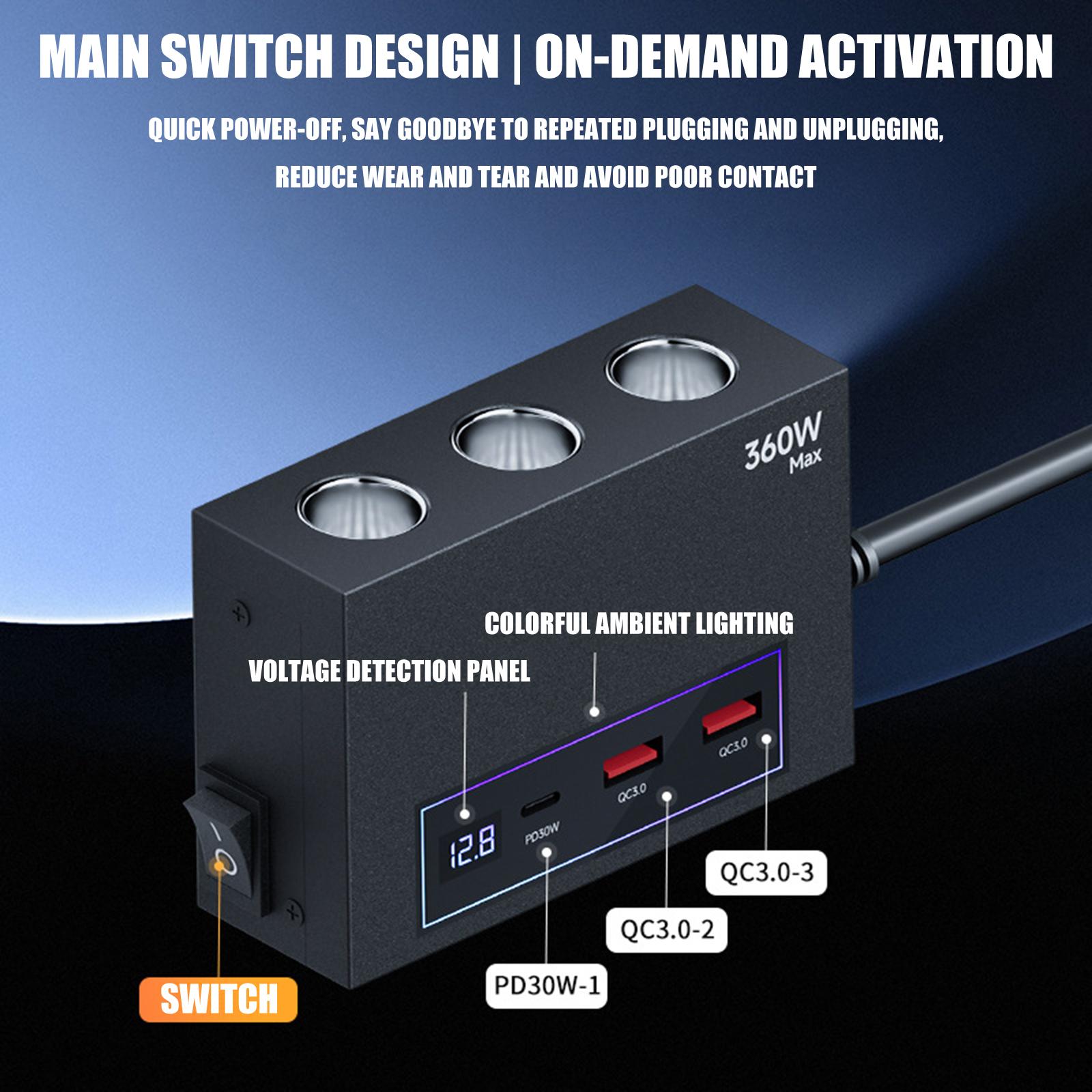 Universal Auto Power Adapter With Rapid Charging USB Ports And Overload Protection 1
Universal Auto Power Adapter With Rapid Charging USB Ports And Overload Protection 1