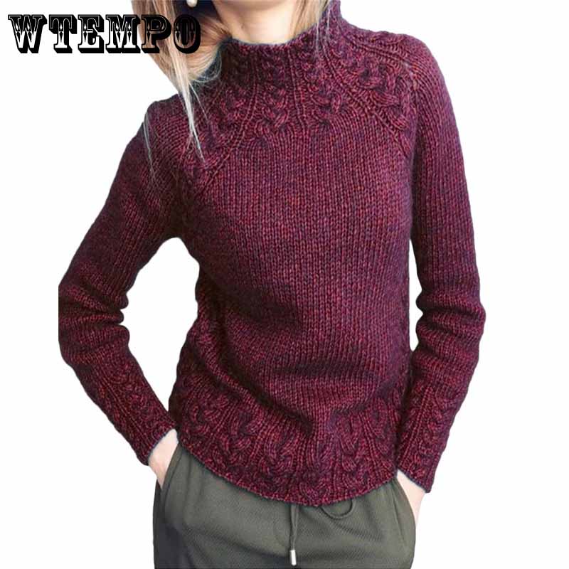 Жіночий светр в європейському та американському стилі Однотонний лляний пуловер з візерунком В’язаний светр Верхній одяг Модний універсальний внутрішній светр S бордовий
Жіночий светр в європейському та американському стилі Однотонний лляний пуловер з візерунком В’язаний светр Верхній одяг Модний універсальний внутрішній светр S бордовий
