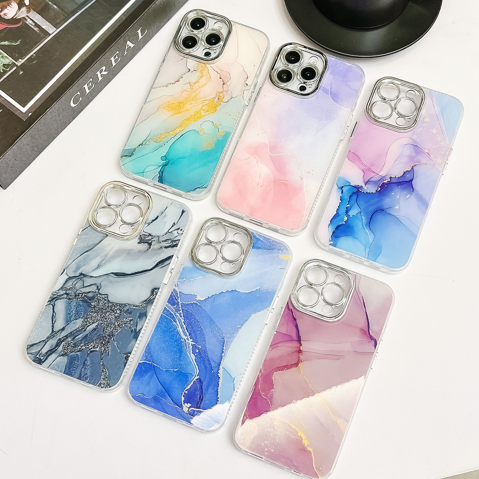 This Is A Fashionable and Light Luxury Electroplated Protective Case Suitable for IPhone16Promax with A Marble Texture iPhone16
This Is A Fashionable and Light Luxury Electroplated Protective Case Suitable for IPhone16Promax with A Marble Texture iPhone16