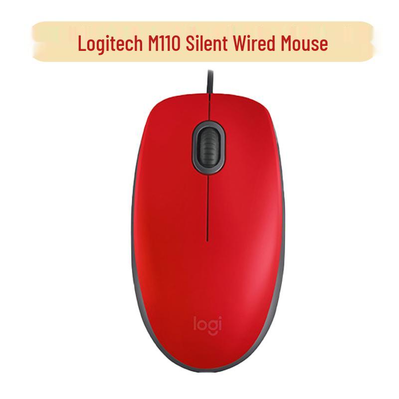 Logitech M110 Silent Wired USB Optical Mouse
Logitech M110 Silent Wired USB Optical Mouse