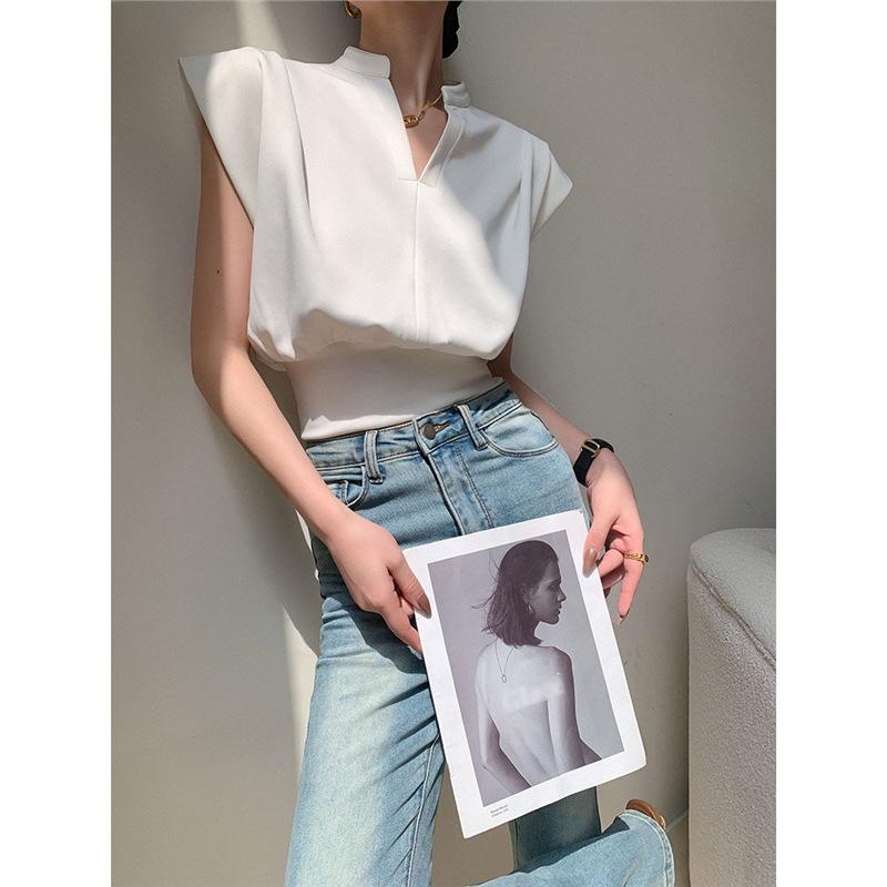 Summer 2025 Celebrity Black V-Neck Slimming Short Sleeve Women s Top L
Summer 2025 Celebrity Black V-Neck Slimming Short Sleeve Women s Top L