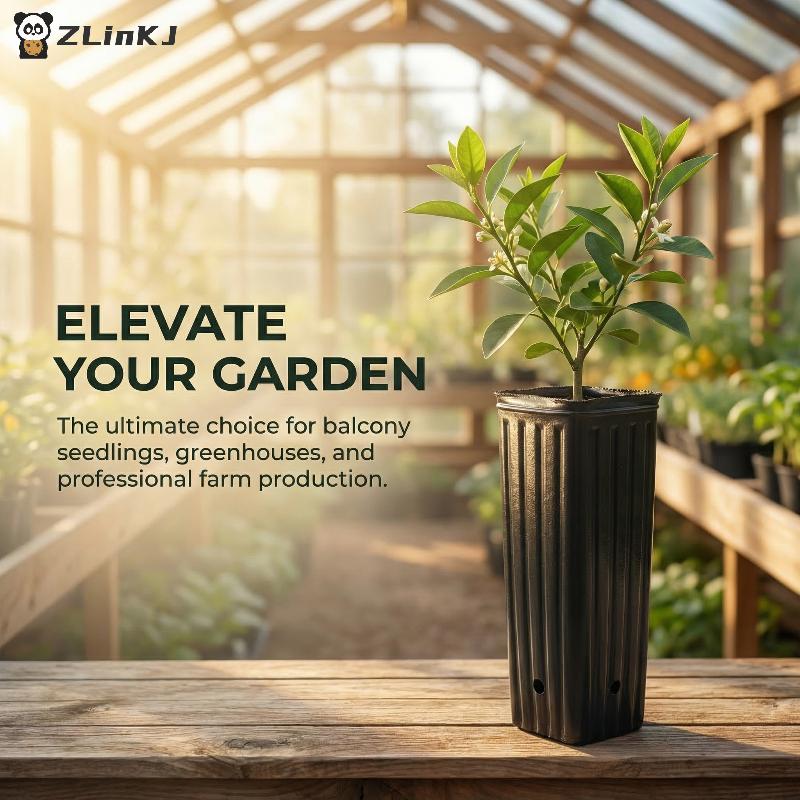 Plant Seedling Pots with Ventilation Plastic Deep Nursery Pots with Drainage Reusable Garden Planting Containers for Home Use 20Pcs
Plant Seedling Pots with Ventilation Plastic Deep Nursery Pots with Drainage Reusable Garden Planting Containers for Home Use 20Pcs