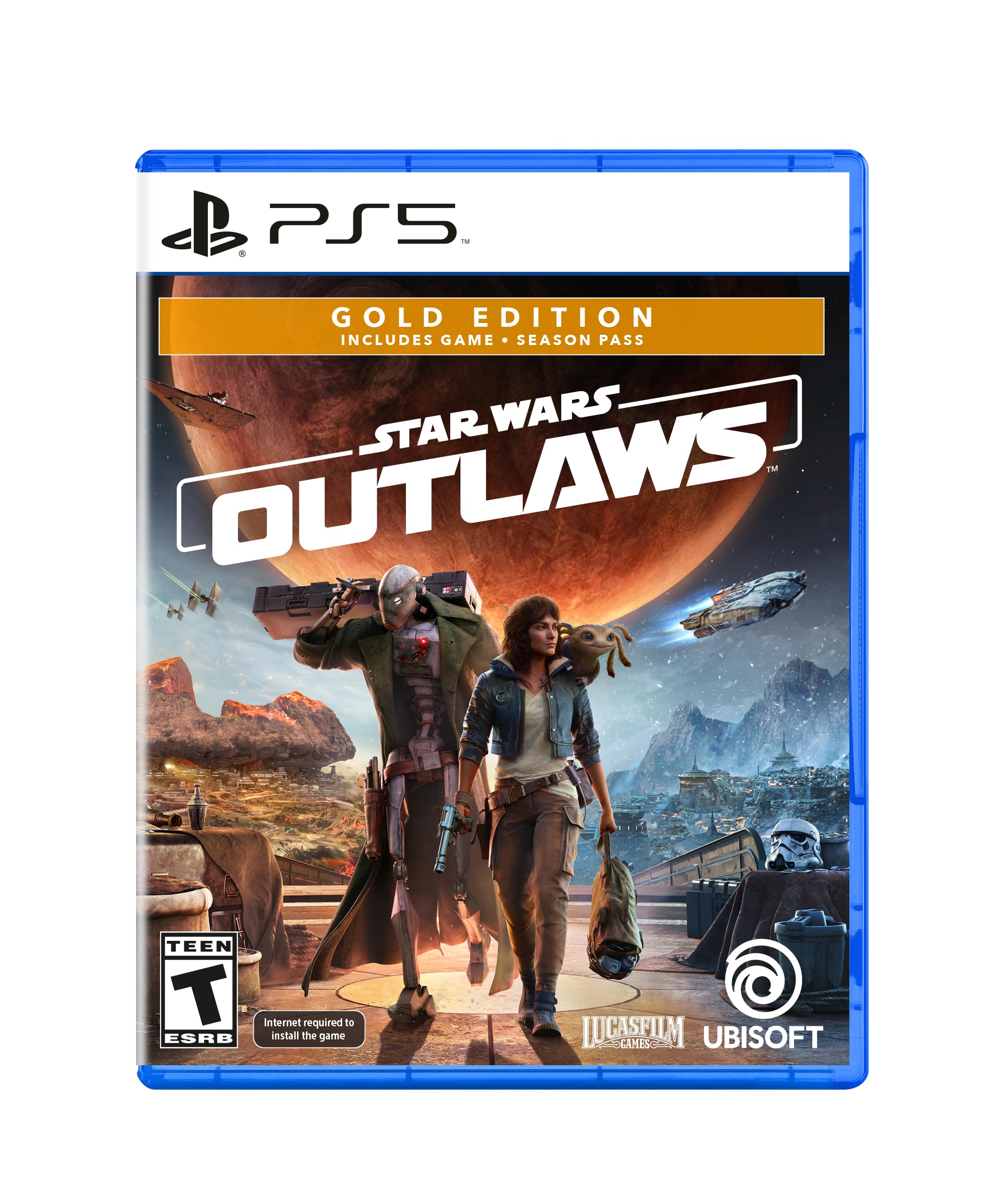 Star Wars Outlaws Gold Edition Север PS5 (Импортированная Америка) -
Star Wars Outlaws Gold Edition Север PS5 (Импортированная Америка) -