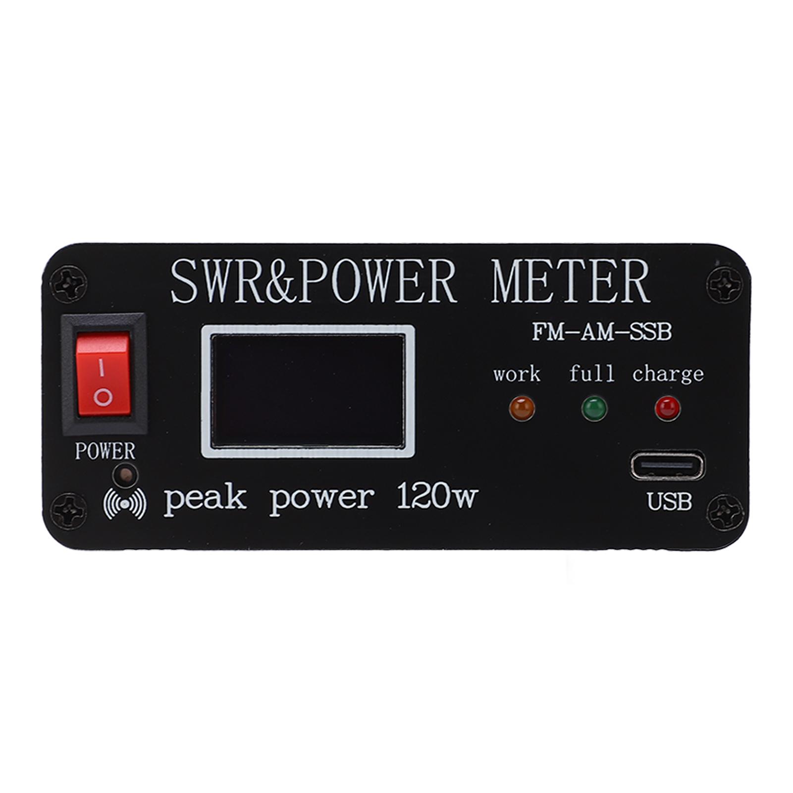 Shortwave Power Standing Wavemeter SWR and Power Meter Standing Wavemeter Aluminum Alloy
Shortwave Power Standing Wavemeter SWR and Power Meter Standing Wavemeter Aluminum Alloy