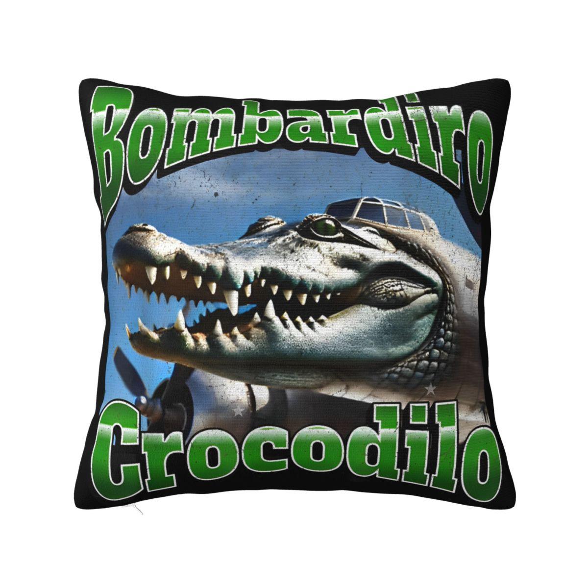 Bombardiro Crocodilo Brainrot Музична наволочка Поліестерова наволочка для подушки Декор Італійський мем Наволочка для подушки Домашня на блискавці 60x60cm
Bombardiro Crocodilo Brainrot Музична наволочка Поліестерова наволочка для подушки Декор Італійський мем Наволочка для подушки Домашня на блискавці 60x60cm