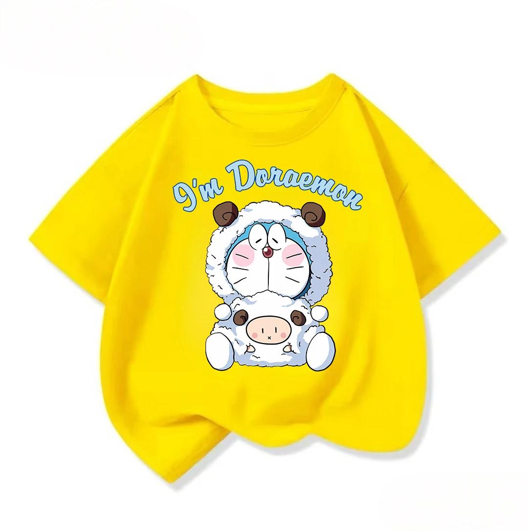 Fashion Short-sleeve T-shirt, Cute Cartoon Print for Summer, Trendy Street Top, Doraemon Children s Clothing 100
Fashion Short-sleeve T-shirt, Cute Cartoon Print for Summer, Trendy Street Top, Doraemon Children s Clothing 100