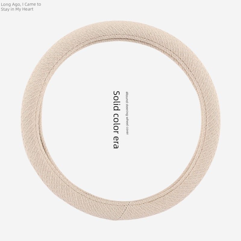 Car Steering Wheel Cover, Suitable for All Seasons, Cute and Practical for Women, D-Shaped, Sweat-Absorbent, New Model, Summer Handle Cover for Men Solid Color Round Steering Wheel Cover
Car Steering Wheel Cover, Suitable for All Seasons, Cute and Practical for Women, D-Shaped, Sweat-Absorbent, New Model, Summer Handle Cover for Men Solid Color Round Steering Wheel Cover
