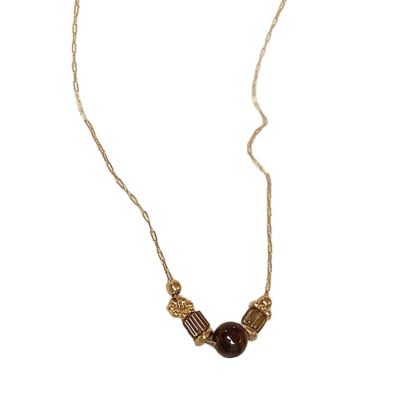 Minimalist Steel Necklace With Sun Pendant Natural Stone Adjustable Clavicle Chain For Versatile Styling
Minimalist Steel Necklace With Sun Pendant Natural Stone Adjustable Clavicle Chain For Versatile Styling