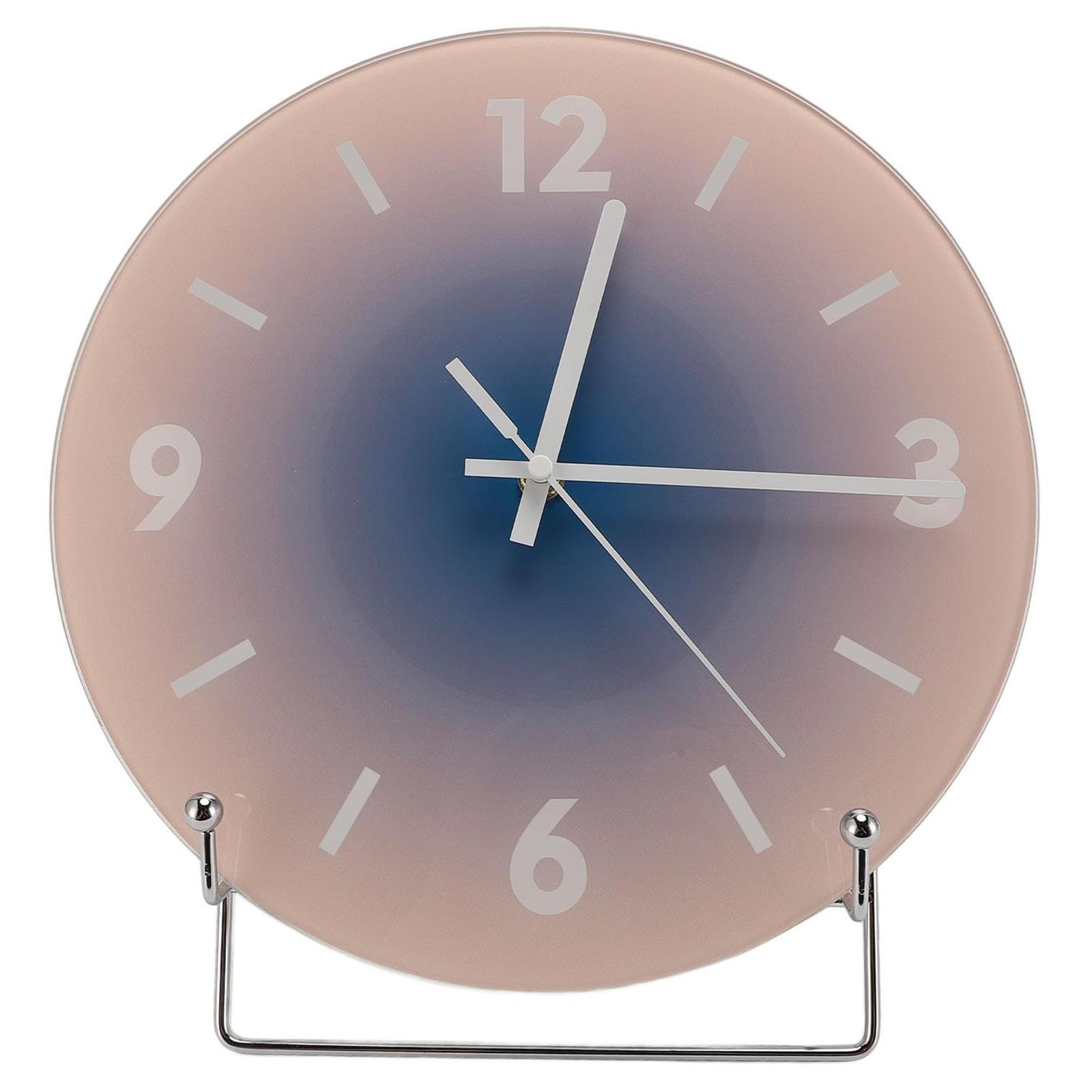 12 inch Sunset Wall Clock with Bracket Battery Operated Gradient Glass Silent Clocks for Home (No Battery) Pink/Number
12 inch Sunset Wall Clock with Bracket Battery Operated Gradient Glass Silent Clocks for Home (No Battery) Pink/Number