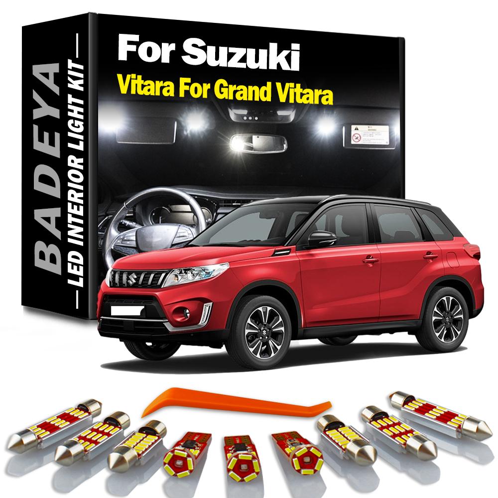 BADEYA Canbus светодиодный комплект внутреннего освещения карты для Suzuki Vitara для Grand Vitara 1999-2015 2016 2017 2018 автомобильная лампа нет
BADEYA Canbus светодиодный комплект внутреннего освещения карты для Suzuki Vitara для Grand Vitara 1999-2015 2016 2017 2018 автомобильная лампа нет