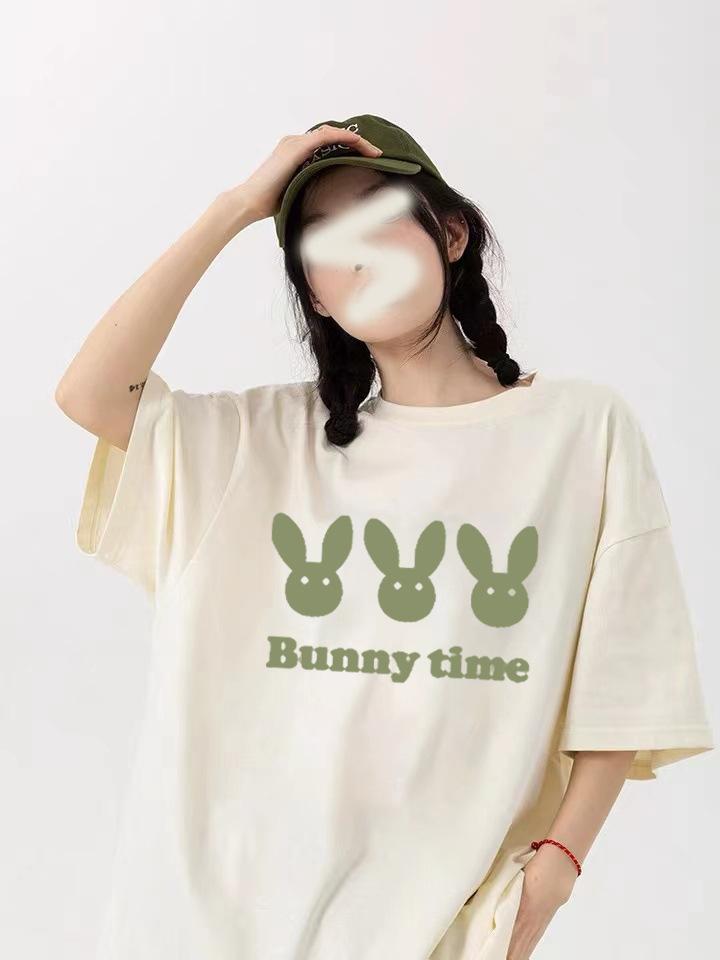 2025 new short-sleeved t-shirt women s summer new loose niche Harajuku style rabbit print loose and thin top XXXL (145-80 kg) абрикосовий
2025 new short-sleeved t-shirt women s summer new loose niche Harajuku style rabbit print loose and thin top XXXL (145-80 kg) абрикосовий