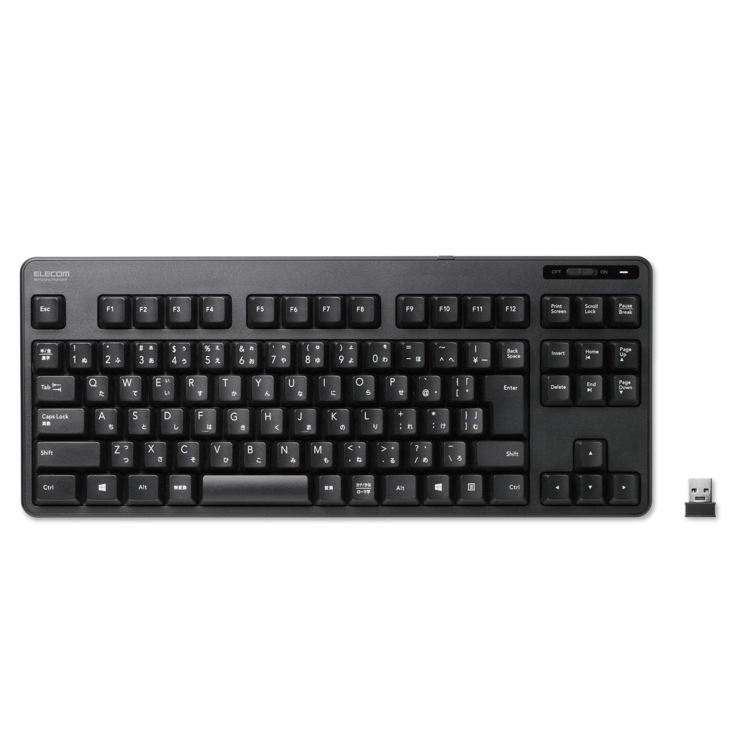 ELECOM USB Keyboard Wireless Membrane Compact Keyboard Black (Receiver Included) TK-FDM105TXBK чорний
ELECOM USB Keyboard Wireless Membrane Compact Keyboard Black (Receiver Included) TK-FDM105TXBK чорний