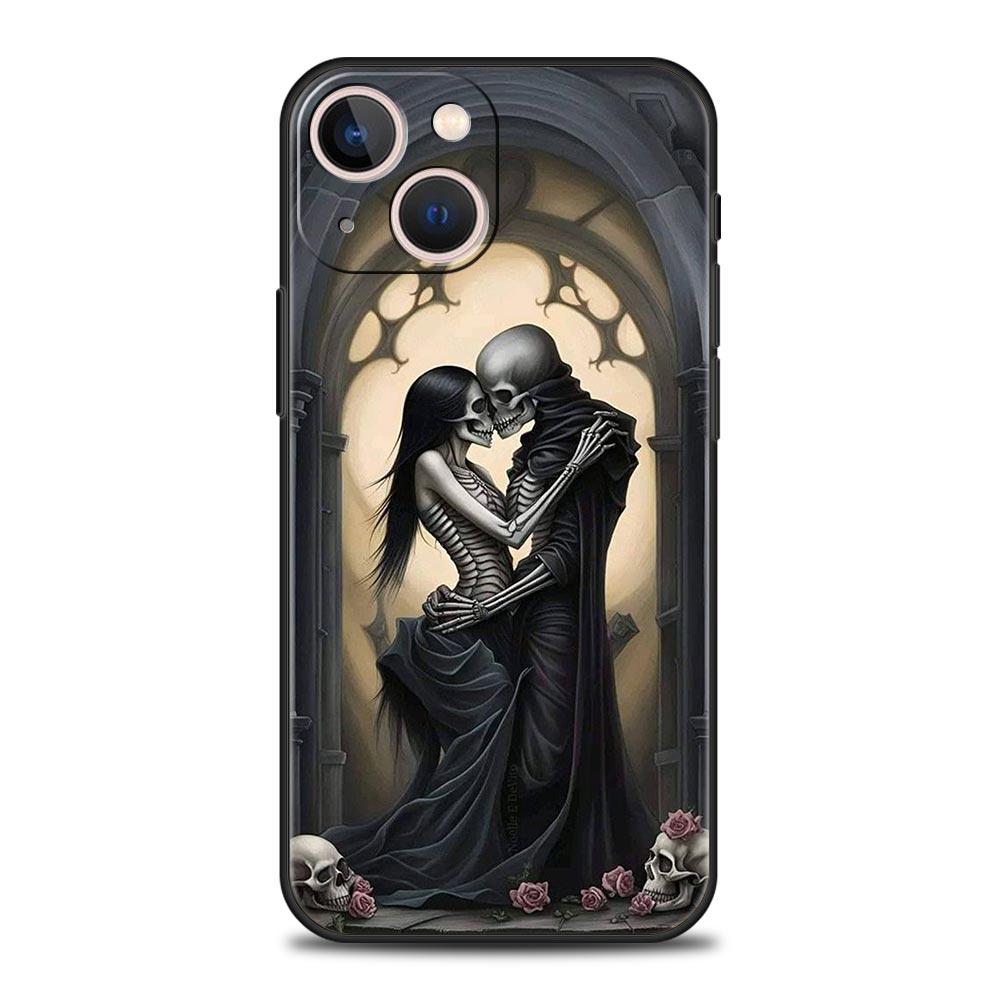 Love Skeleton Skull Phone Case For iPhone 17 16 15 Pro Max 11 12 13 14 7 8 Plus SE 2020 X XR XS Cover Soft Black iPhone 16Pro Max
Love Skeleton Skull Phone Case For iPhone 17 16 15 Pro Max 11 12 13 14 7 8 Plus SE 2020 X XR XS Cover Soft Black iPhone 16Pro Max