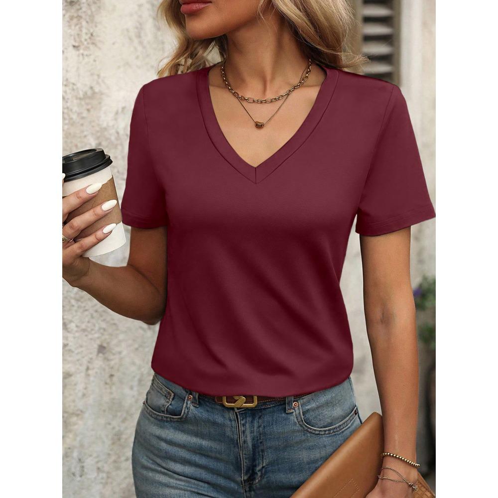 Versatile Women s V-Neck T-Shirt - Short-Sleeve Loose-Fit, Soft Fabric for Yoga, Casual Walks & Daily Wear XL
Versatile Women s V-Neck T-Shirt - Short-Sleeve Loose-Fit, Soft Fabric for Yoga, Casual Walks & Daily Wear XL