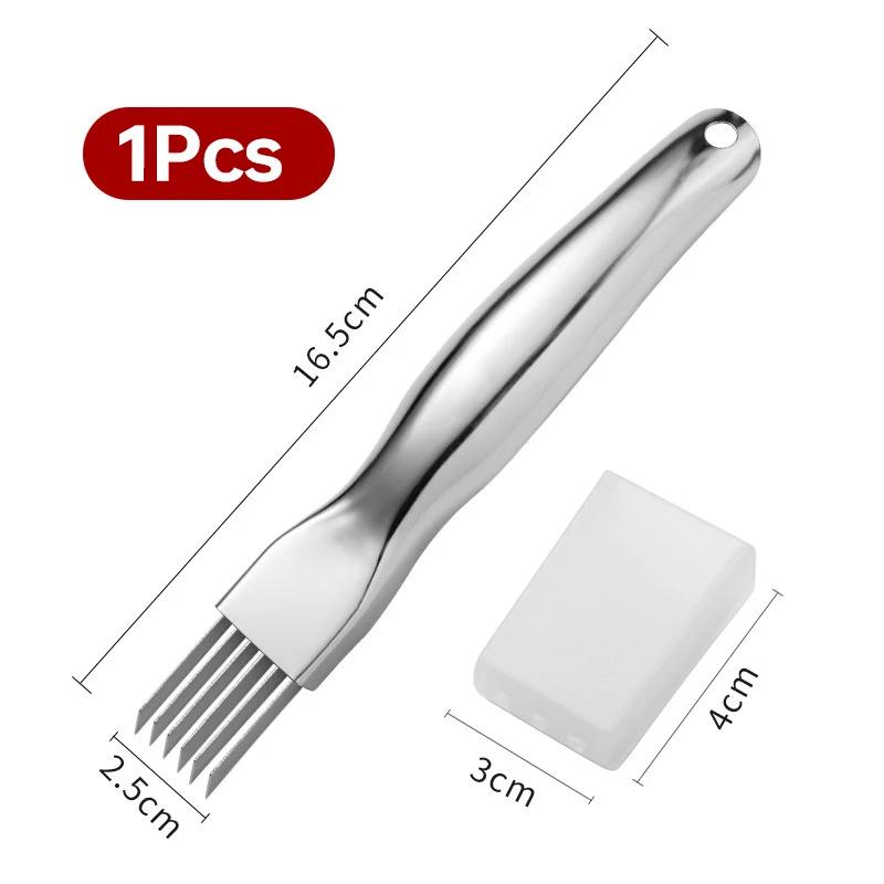 Нож для нарезанного зеленого лука Нож для лука Измельчители овощей Слайсер Мульти-слайсер Овощные инструменты Многофункциональный Нержавеющая сталь
Нож для нарезанного зеленого лука Нож для лука Измельчители овощей Слайсер Мульти-слайсер Овощные инструменты Многофункциональный Нержавеющая сталь