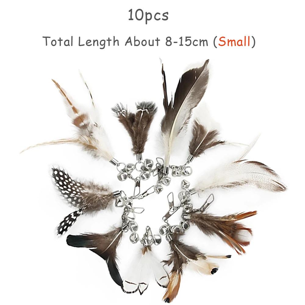 10pcs Small Feather Cat Toy DIY Replace Cat Teaser Stick Replacement Pet Toy Accessories
10pcs Small Feather Cat Toy DIY Replace Cat Teaser Stick Replacement Pet Toy Accessories