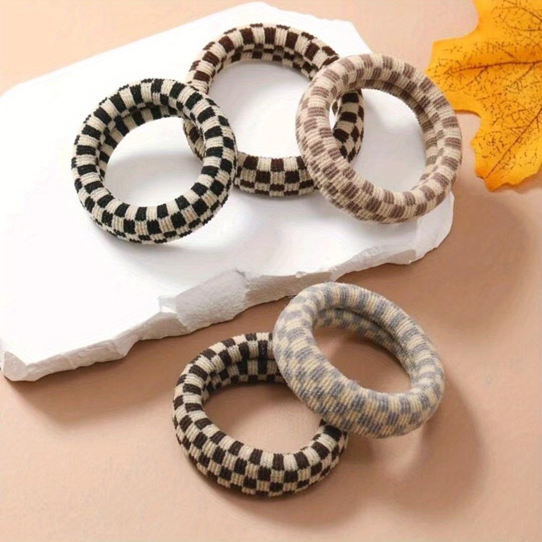 Checkerboard Pattern Towel Hair Rings Elastic Hair Scrunchies Hair Ties Hair Accessories For Women Female
Checkerboard Pattern Towel Hair Rings Elastic Hair Scrunchies Hair Ties Hair Accessories For Women Female