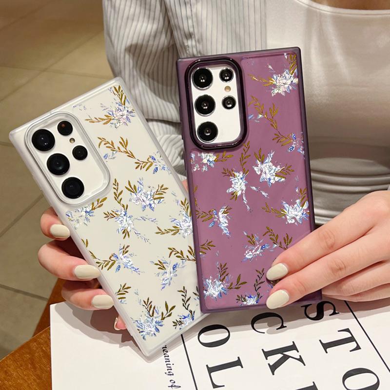 Однотонный прозрачный чехол с цветочным принтом для Samsung S24 Plus S23 Ultra S22 S21 S20 FE A54 A34 A53 A52, противоударный, мягкий, защитный чехол для объектива Samsung S24 Ultra чёрный
Однотонный прозрачный чехол с цветочным принтом для Samsung S24 Plus S23 Ultra S22 S21 S20 FE A54 A34 A53 A52, противоударный, мягкий, защитный чехол для объектива Samsung S24 Ultra чёрный