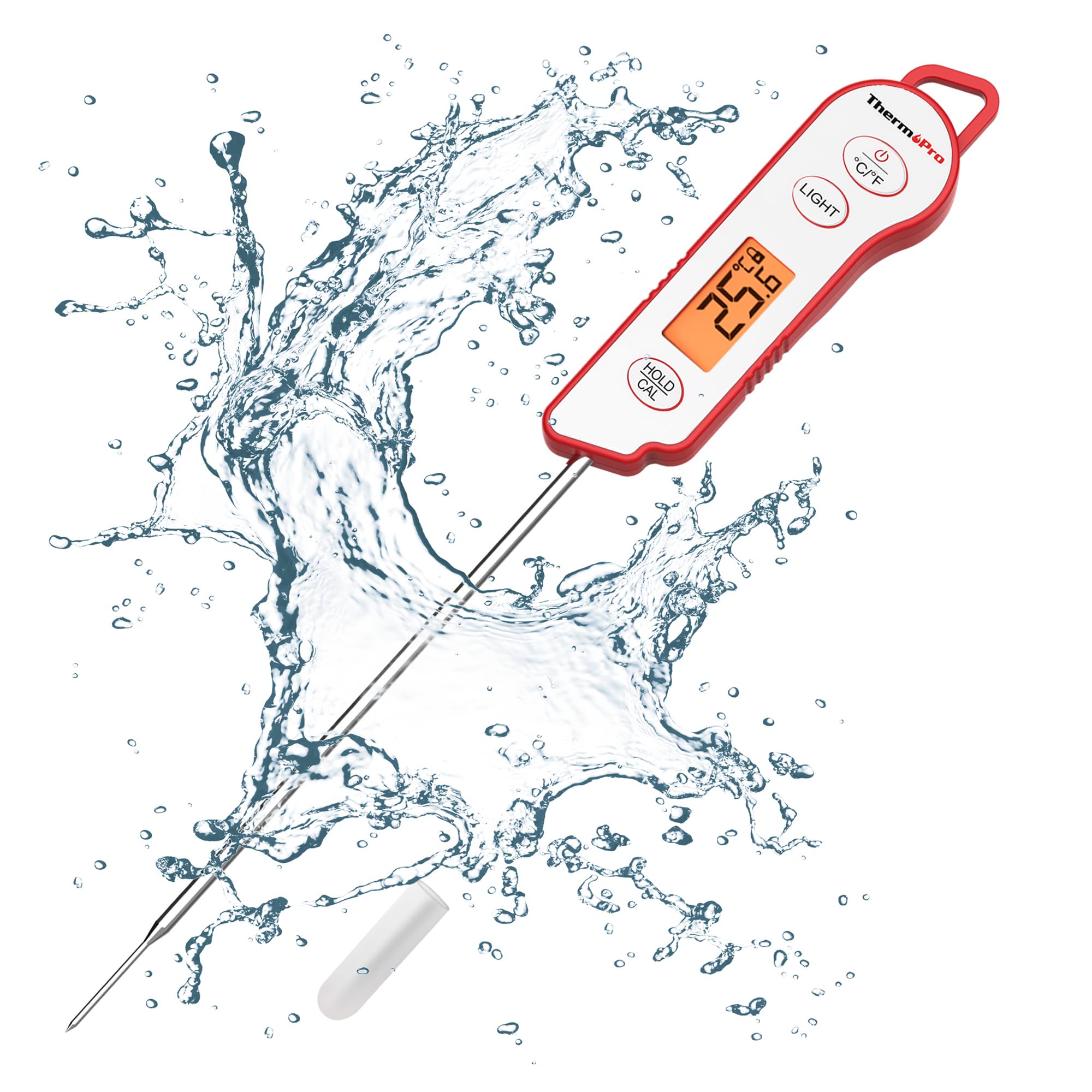 ThermoPro Водонепроницаемый Кулинарный Кулинарный Цифровой Кухонный Водонепроницаемый Температура Жарки Нержавеющая Сталь TP15 Термометр, Термометр, Водонепроницаемый, красный
ThermoPro Водонепроницаемый Кулинарный Кулинарный Цифровой Кухонный Водонепроницаемый Температура Жарки Нержавеющая Сталь TP15 Термометр, Термометр, Водонепроницаемый, красный