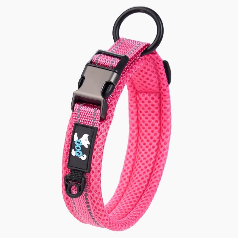 Pet collar breathable mesh high-brightness reflective silk can be engraved anti-explosion traction neck ring XXS рожевий червоний колір
Pet collar breathable mesh high-brightness reflective silk can be engraved anti-explosion traction neck ring XXS рожевий червоний колір