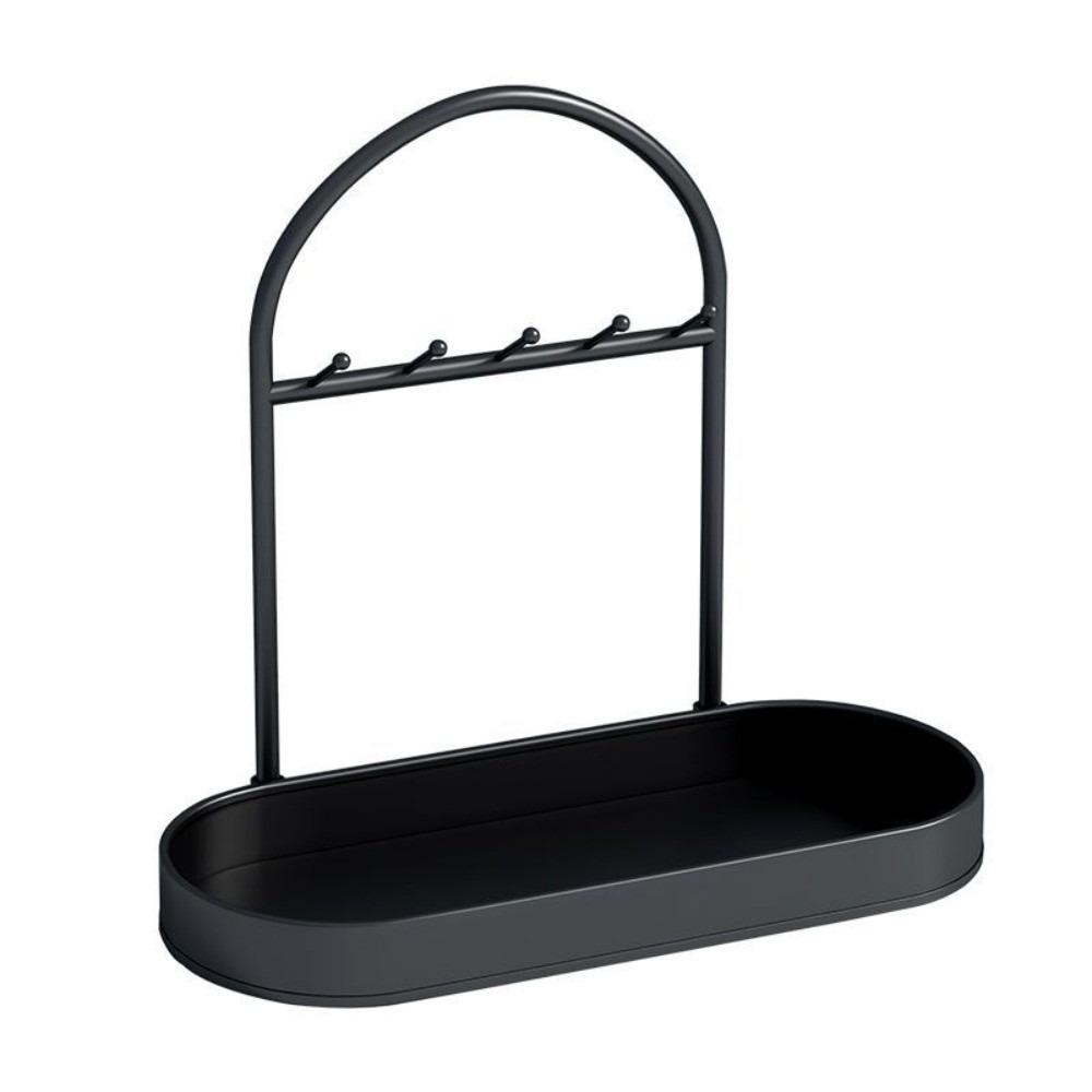 With Hooks Desktop Storage Rack Simple Design Key Storage Rack Cosmetics Storage Rack Home Desktop чорний
With Hooks Desktop Storage Rack Simple Design Key Storage Rack Cosmetics Storage Rack Home Desktop чорний