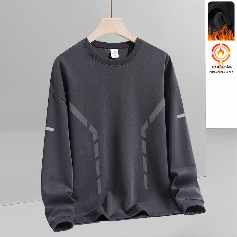 Men s Velvet Plus Loose Round Neck Long Sleeve Pullover: Versatile Autumn/Winter Base Layer Top 5XL (180-200 lbs)
Men s Velvet Plus Loose Round Neck Long Sleeve Pullover: Versatile Autumn/Winter Base Layer Top 5XL (180-200 lbs)