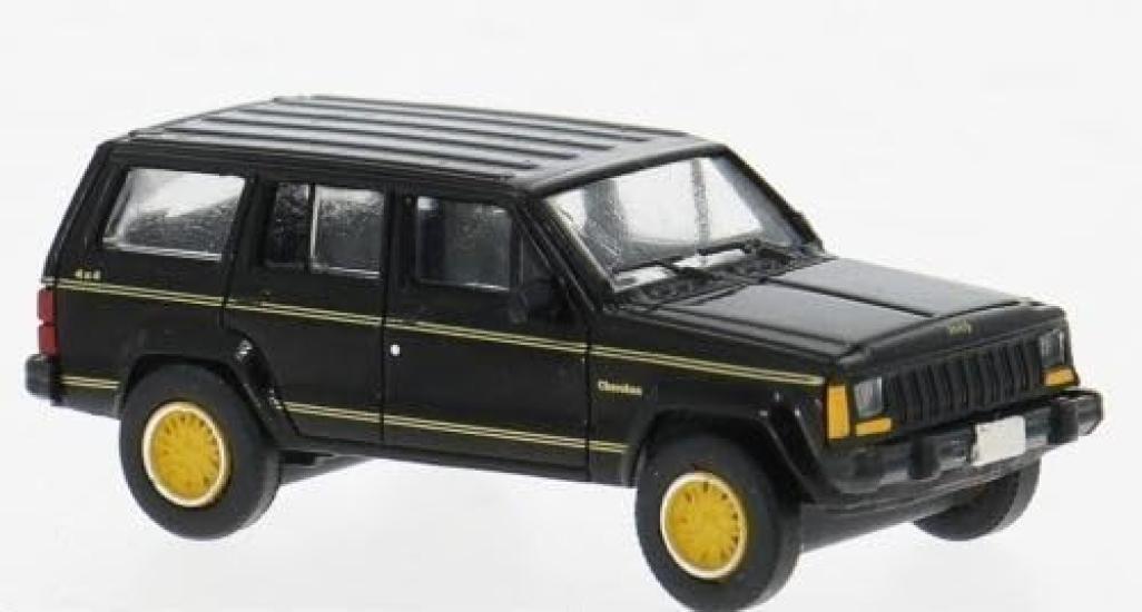 PCX87 Jeep Cherokee 1984 Black HO Scale Diecast Model Car 1/87 чорний
PCX87 Jeep Cherokee 1984 Black HO Scale Diecast Model Car 1/87 чорний