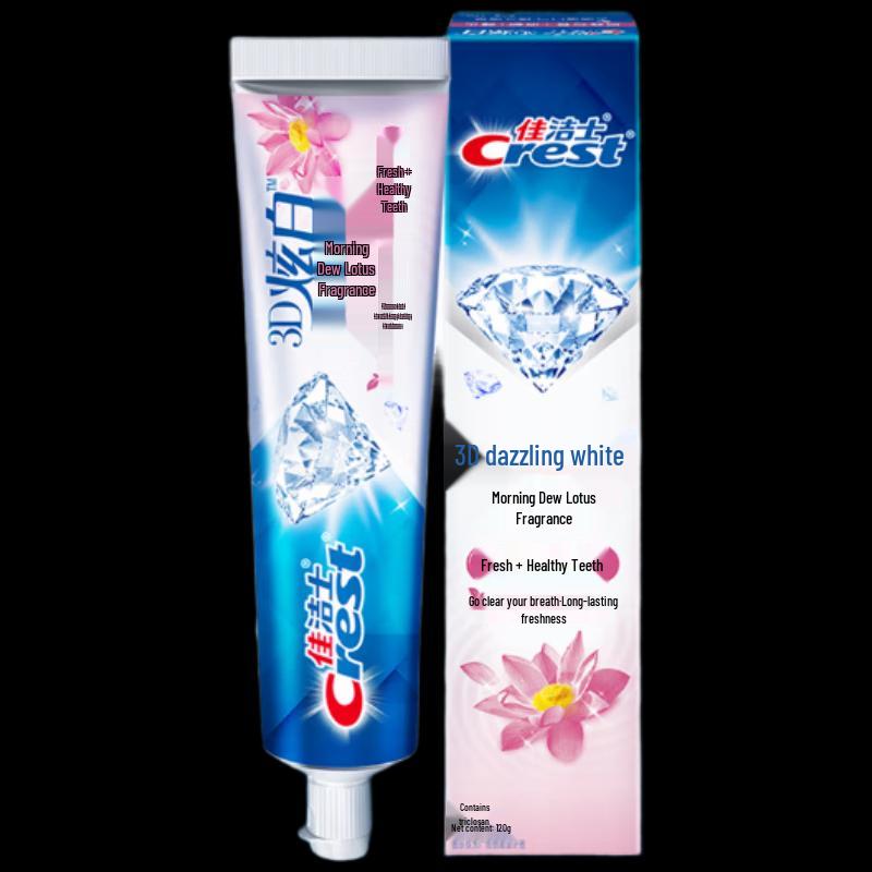 Crest 3D White Morning Dew Lotus Fragrance Toothpaste, 3-Pack
Crest 3D White Morning Dew Lotus Fragrance Toothpaste, 3-Pack