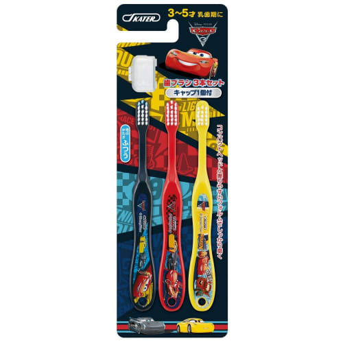 Skater toothbrush for kindergarteners (3-5 years old), normal bristles, set of 3, Cars 3 Crossroad Disney, 14cm TB5T
Skater toothbrush for kindergarteners (3-5 years old), normal bristles, set of 3, Cars 3 Crossroad Disney, 14cm TB5T