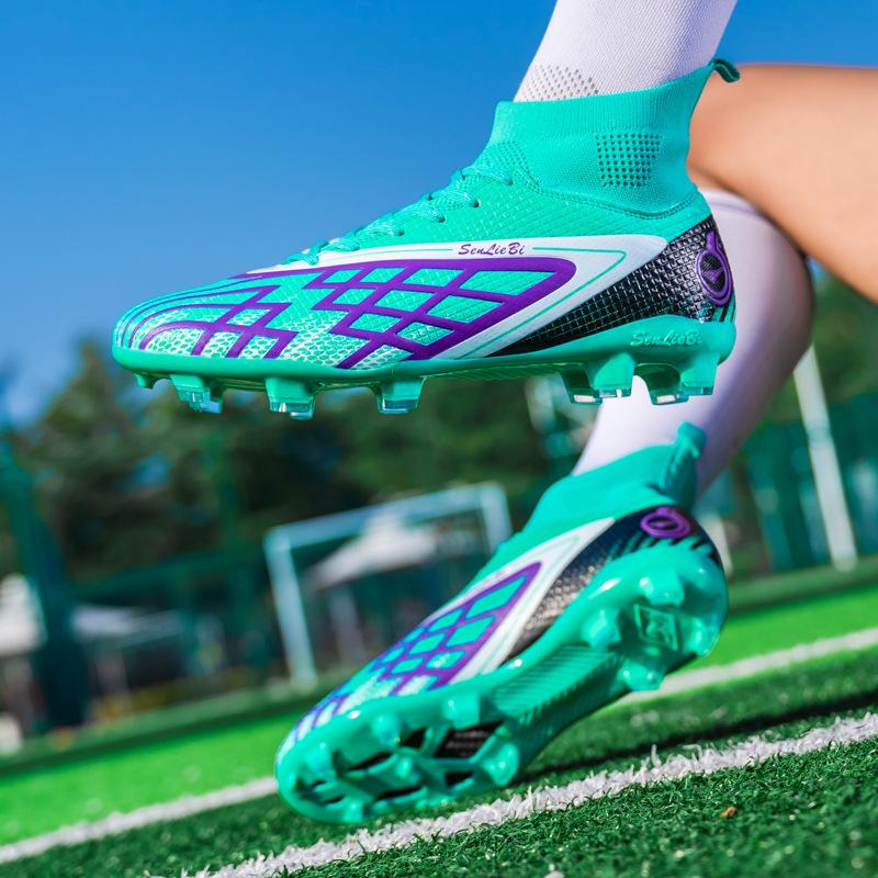 New high-top football shoes tf broken nails youth training shoes artificial flat leather football shoes male students training shoes 46
New high-top football shoes tf broken nails youth training shoes artificial flat leather football shoes male students training shoes 46
