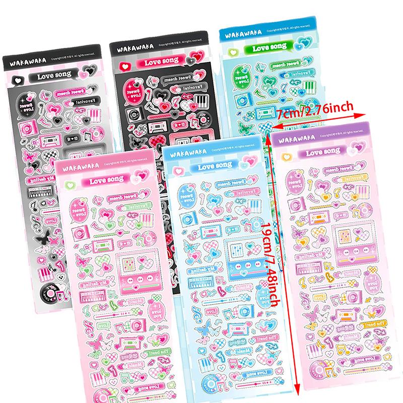 1 шт. милые наклейки для музыкальных нот Y2K, ручная учетная запись, карта Idol, материал «сделай сам», декоративная наклейка, персонализированные Ins, корейские канцелярские принадлежности
1 шт. милые наклейки для музыкальных нот Y2K, ручная учетная запись, карта Idol, материал «сделай сам», декоративная наклейка, персонализированные Ins, корейские канцелярские принадлежности