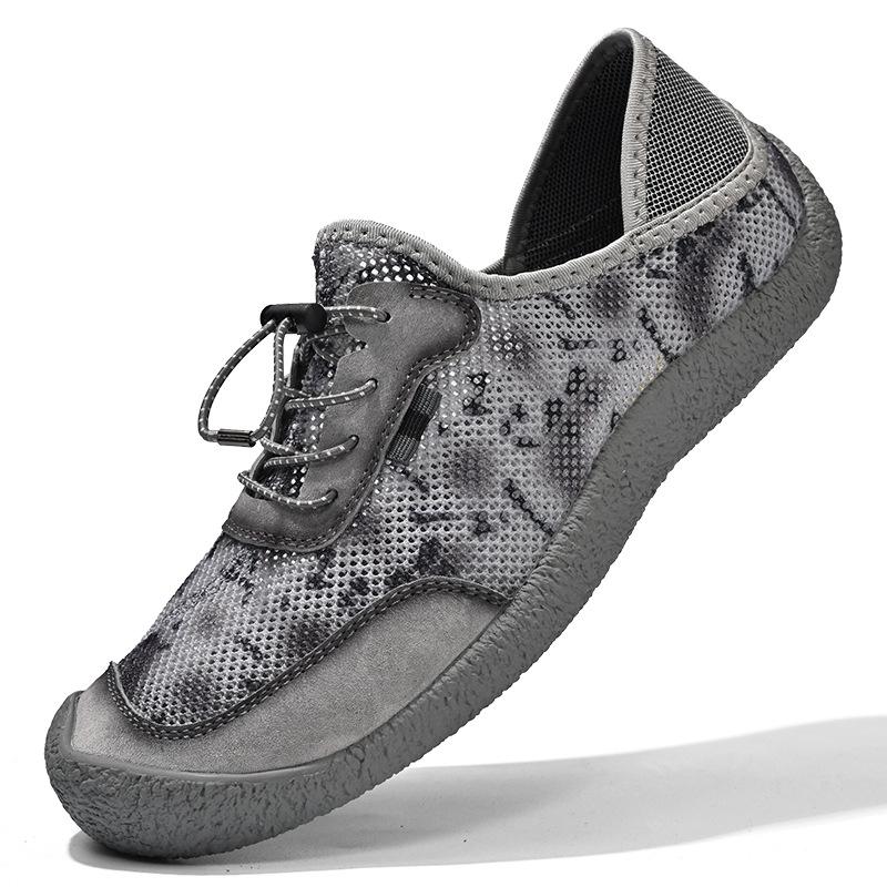 Summer new foreign trade large size men s shoes mesh lightweight breathable wading shoes casual soft sole outdoor mountaineering mesh shoes 46 сірий колір
Summer new foreign trade large size men s shoes mesh lightweight breathable wading shoes casual soft sole outdoor mountaineering mesh shoes 46 сірий колір