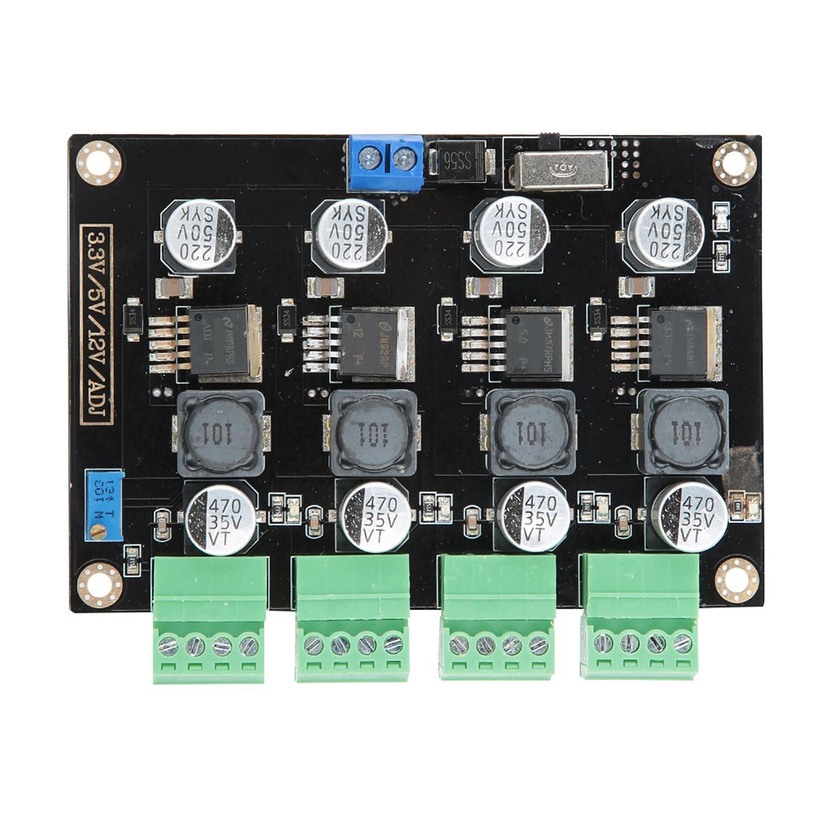 Multi-Channel Switching Power Supply Module with 3.3V5V12VADJ Adjustable Voltage Output Converter
Multi-Channel Switching Power Supply Module with 3.3V5V12VADJ Adjustable Voltage Output Converter