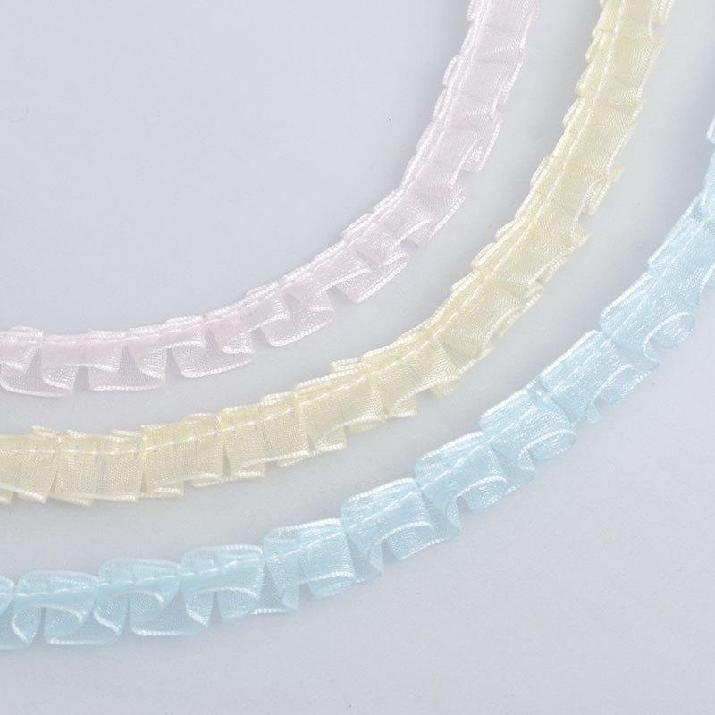 1cm Wide Transparent Chiffon Ribbon Lace Pet Clothing Hat Accessories Handmade Decorative Materials Ruffled Lace Ribbon Bow DIY Flower Handmade 1cm*10 Yards
1cm Wide Transparent Chiffon Ribbon Lace Pet Clothing Hat Accessories Handmade Decorative Materials Ruffled Lace Ribbon Bow DIY Flower Handmade 1cm*10 Yards