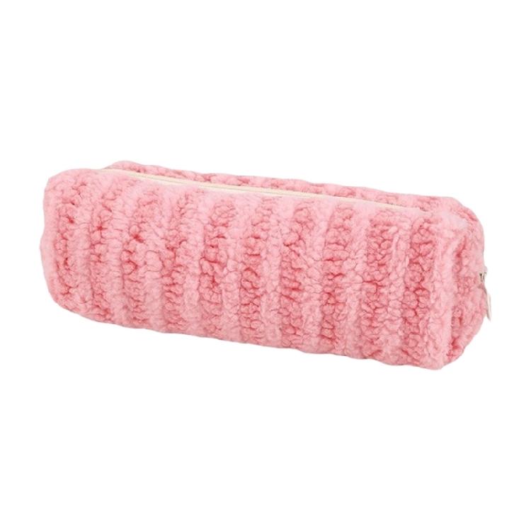 Large Capacity Pen Case Plush Striped Pen Pouches Multifunctionnal Pencil Case Travel Cosmetic Storage Bag for Girl рожевий
Large Capacity Pen Case Plush Striped Pen Pouches Multifunctionnal Pencil Case Travel Cosmetic Storage Bag for Girl рожевий