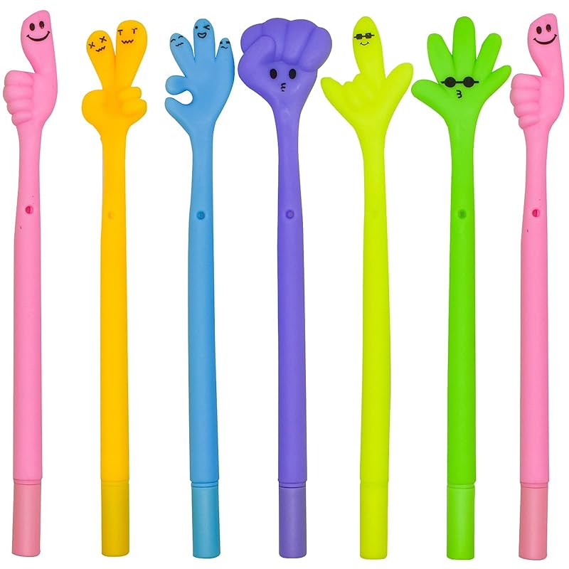 Maydahui Fashionable bendable gesture ballpoint pen cute comics expression gel 12 pieces set 0.5mm black ink cute stationery gift present child
Maydahui Fashionable bendable gesture ballpoint pen cute comics expression gel 12 pieces set 0.5mm black ink cute stationery gift present child