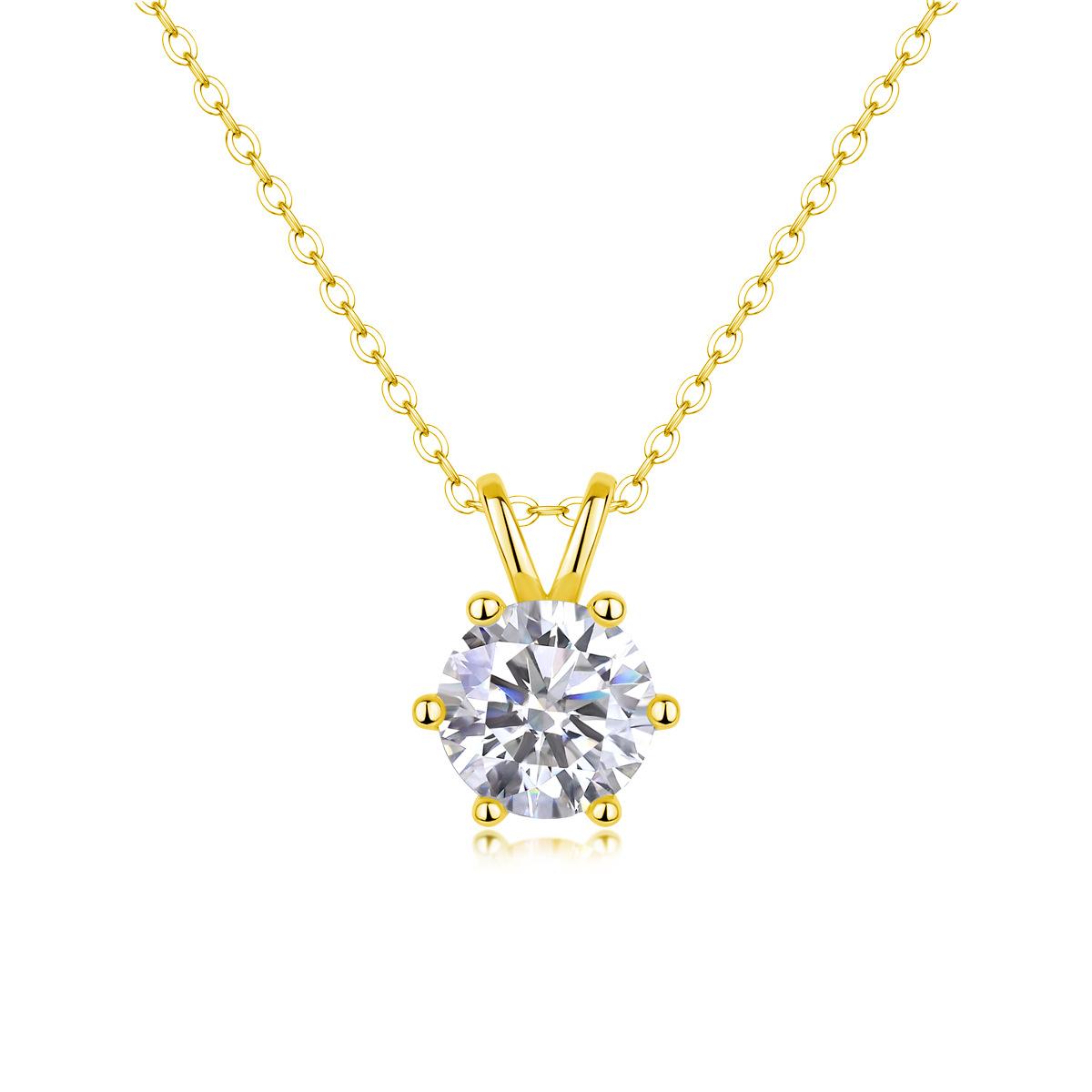 Necklace Female, Electroplated Platinum Mozambican Water Drop Necklace Necklace Pendant 6.5mm/1 carat (welfare model)
Necklace Female, Electroplated Platinum Mozambican Water Drop Necklace Necklace Pendant 6.5mm/1 carat (welfare model)
