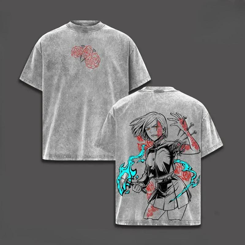 Kugisaki Nobara Printed Tee Anime Jujutsu Kaisen Clothing Men Women Retro Washed T-shirts Cotton Tshirt Harajuku Male T Shirt XXL сірий колір
Kugisaki Nobara Printed Tee Anime Jujutsu Kaisen Clothing Men Women Retro Washed T-shirts Cotton Tshirt Harajuku Male T Shirt XXL сірий колір
