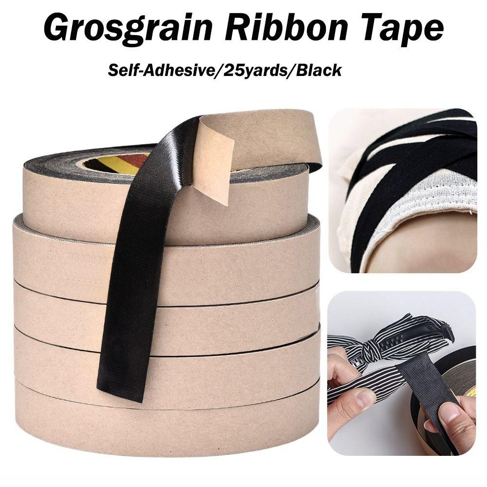 Self-Adhesive Grosgrain Ribbon Tape 25yards End Thread Tape New DIY Hair Accessories 18mm
Self-Adhesive Grosgrain Ribbon Tape 25yards End Thread Tape New DIY Hair Accessories 18mm