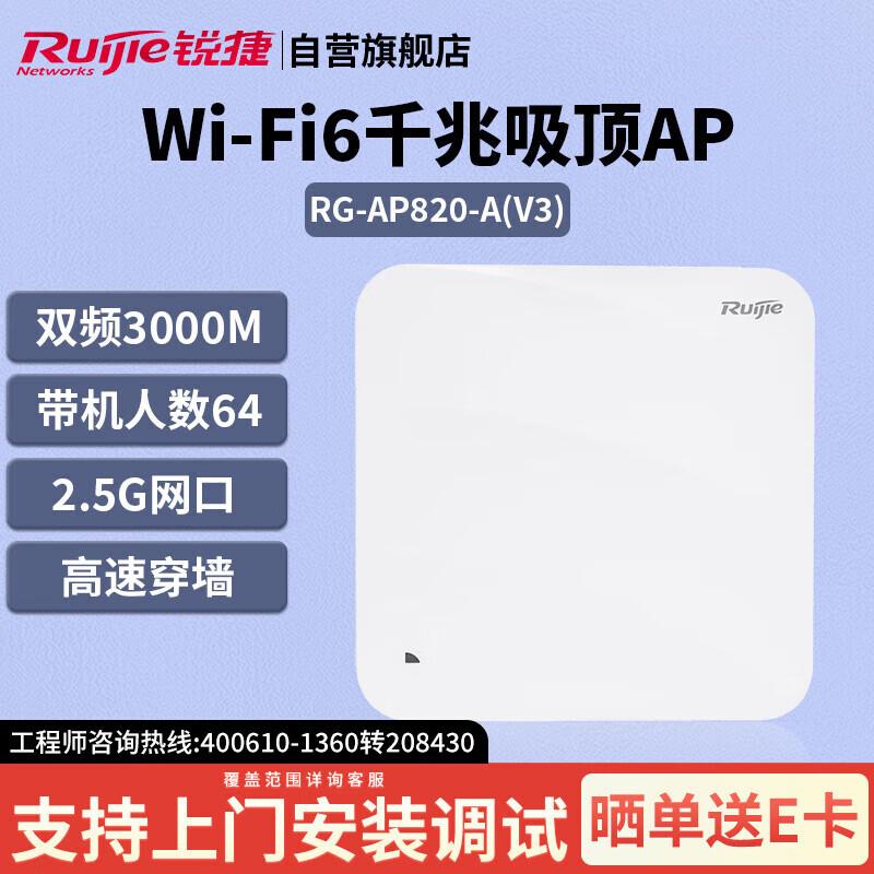 Ruijie Gigabit WiFi 6 Ceiling AP
Ruijie Gigabit WiFi 6 Ceiling AP