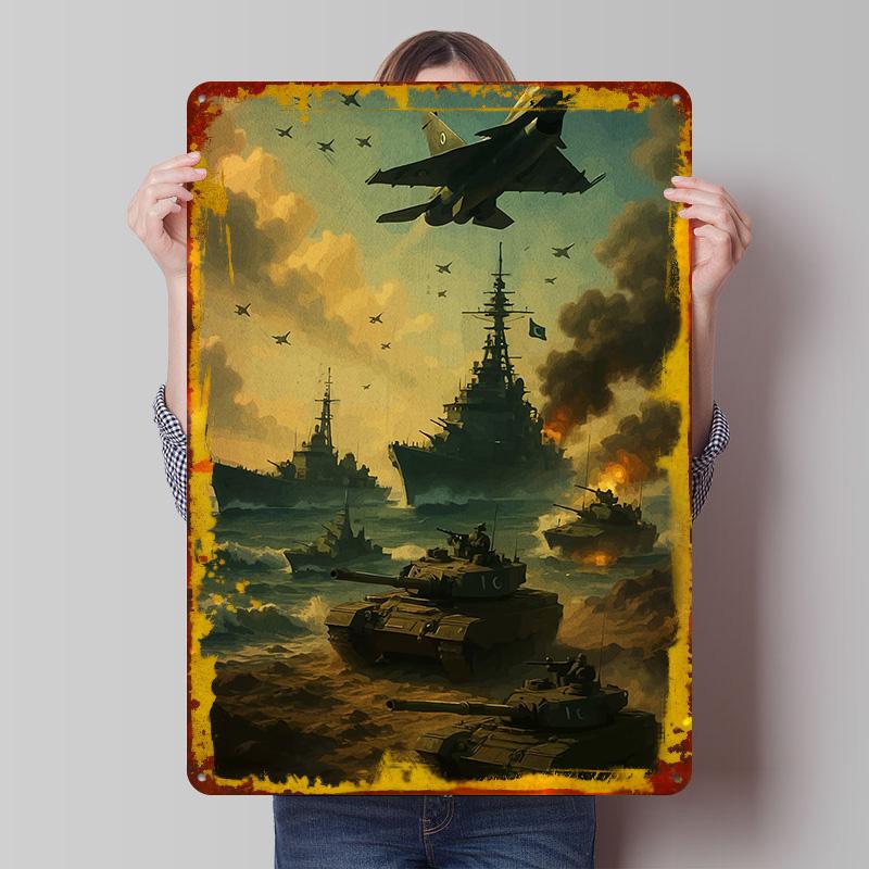 Military Naval Air Power Display Printed Poster Customized Wall Art Retro Vintage Metal Tin Signs for Garage Decoration Room 7.9x11.8In(20x30cm)
Military Naval Air Power Display Printed Poster Customized Wall Art Retro Vintage Metal Tin Signs for Garage Decoration Room 7.9x11.8In(20x30cm)