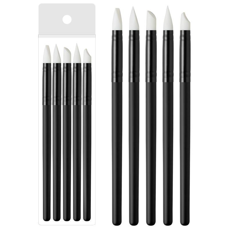 Набор из 5 супермягких силиконовых ручек для нейл-арта, инструменты для рисования, полых резных силиконовых тиснений, кисти с мраморным узором, пресс-стержень, принадлежности для искусства
Набор из 5 супермягких силиконовых ручек для нейл-арта, инструменты для рисования, полых резных силиконовых тиснений, кисти с мраморным узором, пресс-стержень, принадлежности для искусства