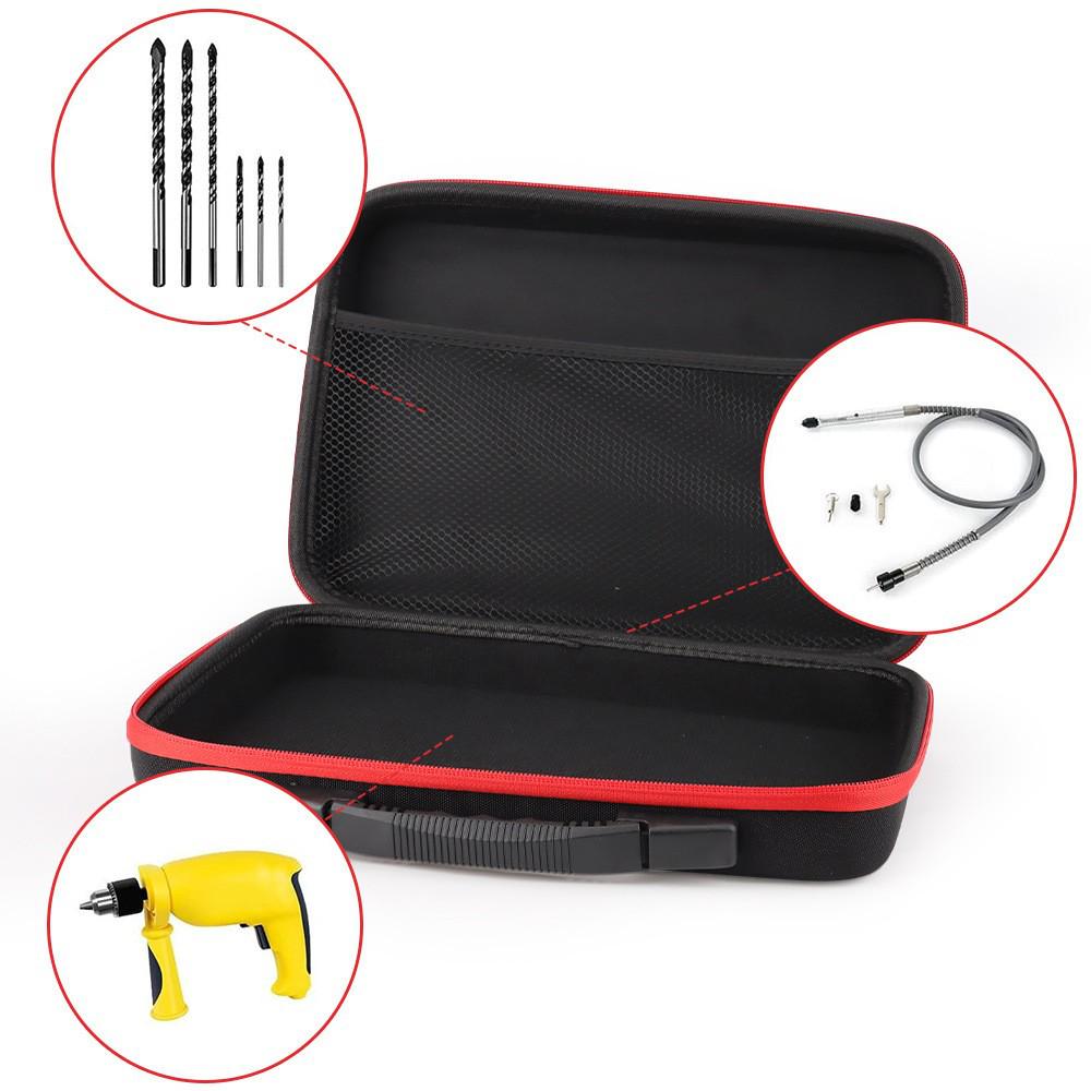 33x22x8 cm Oxford Cloth Tool Bag for Electric Drills and Grinder Accessories Blue Edge
33x22x8 cm Oxford Cloth Tool Bag for Electric Drills and Grinder Accessories Blue Edge