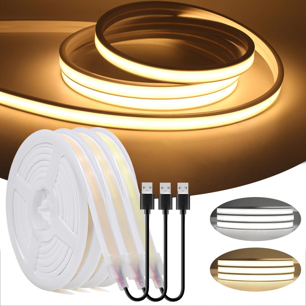 5V USB COB Neon Light Waterproof Warm/Natural White TV BackLight Home Garden Decor Flexible Ribbon Tape Diode LED Strip 0.5m белый
5V USB COB Neon Light Waterproof Warm/Natural White TV BackLight Home Garden Decor Flexible Ribbon Tape Diode LED Strip 0.5m белый