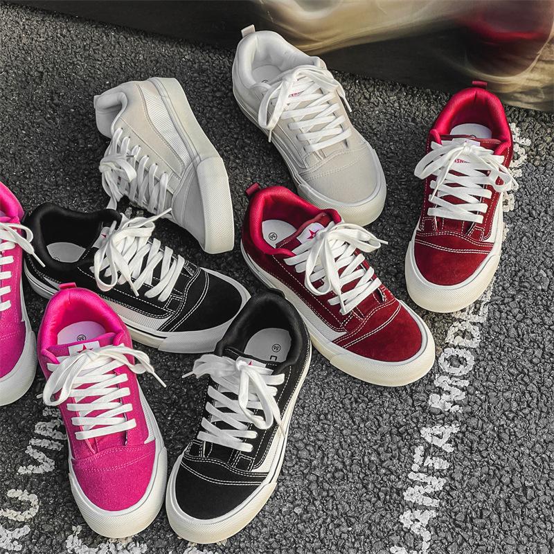 Spring new design low-top canvas shoes men s and women s student ins trendy versatile Hong Kong style casual board shoes 39.5 (female 40 male 39) бордовий
Spring new design low-top canvas shoes men s and women s student ins trendy versatile Hong Kong style casual board shoes 39.5 (female 40 male 39) бордовий