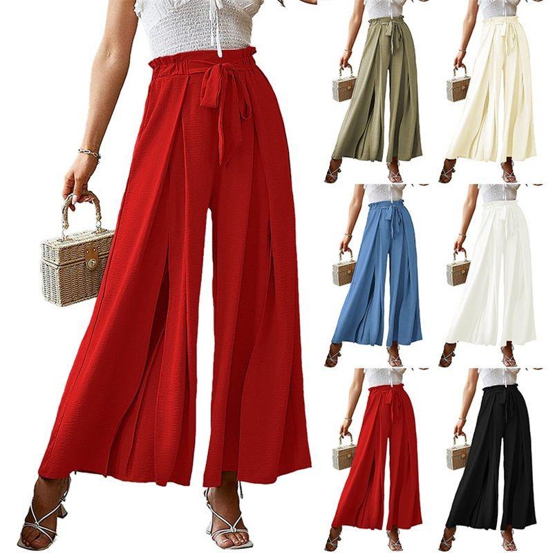 High Waist Pleated Wide Leg Pants Skirt High Waist Crimp Loose Pants Skirt Green XXL
High Waist Pleated Wide Leg Pants Skirt High Waist Crimp Loose Pants Skirt Green XXL