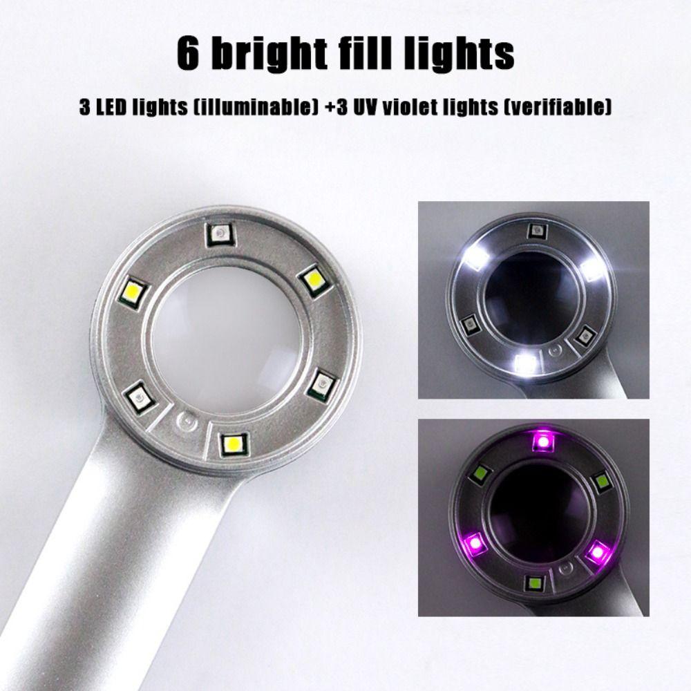 Type C Charging Jewellery Magnifying Glass 10X Reading Magnifying Handheld Magnifying Glass Repair 1pc
Type C Charging Jewellery Magnifying Glass 10X Reading Magnifying Handheld Magnifying Glass Repair 1pc