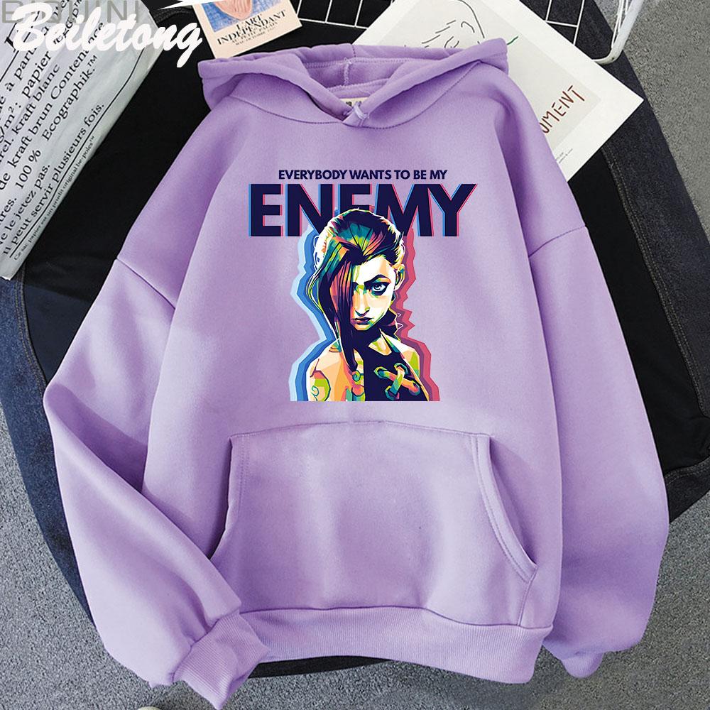 Jinx Arcane Hoodie EEMY Cool Графічний принт Толстовка Спортивний костюм Sudaderas Естетичний одяг Вуличний одяг Манга Повсякденна толстовка XXL
Jinx Arcane Hoodie EEMY Cool Графічний принт Толстовка Спортивний костюм Sudaderas Естетичний одяг Вуличний одяг Манга Повсякденна толстовка XXL